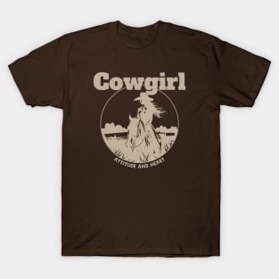 Cowgirl, Attitude and Heart T-Shirt